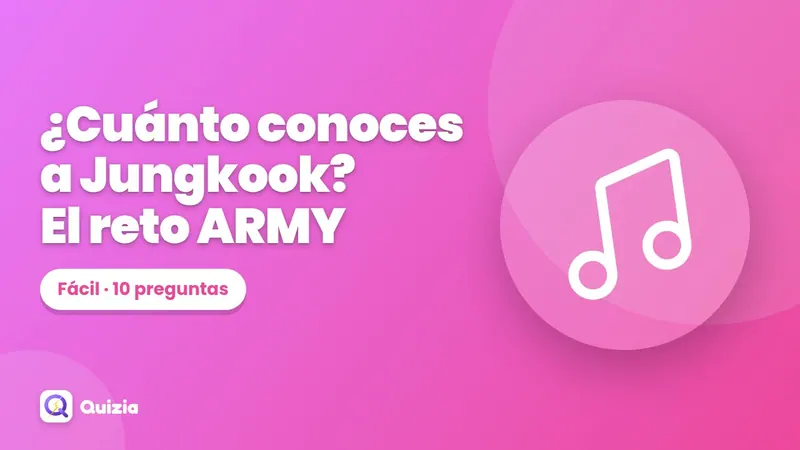 ¿Cuánto conoces a Jungkook? El reto ARMY