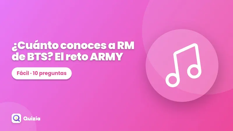 ¿Cuánto conoces a RM de BTS? El reto ARMY