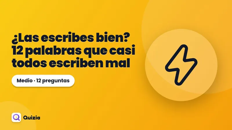 ¿Las escribes bien? 12 palabras que casi todos escriben mal ✍️