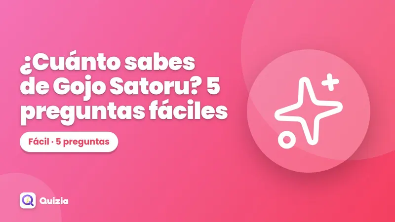 ¿Cuánto sabes de Gojo Satoru? 5 preguntas fáciles