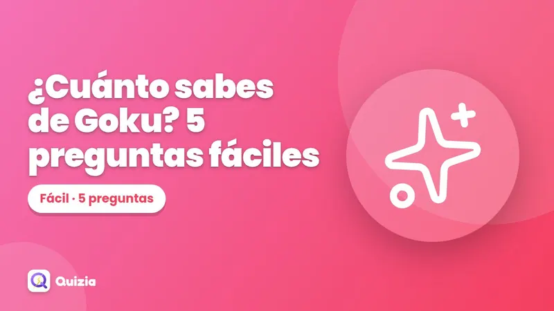 ¿Cuánto sabes de Goku? 5 preguntas fáciles