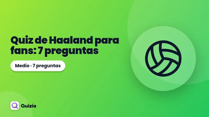 Quiz de Haaland para fans: 7 preguntas