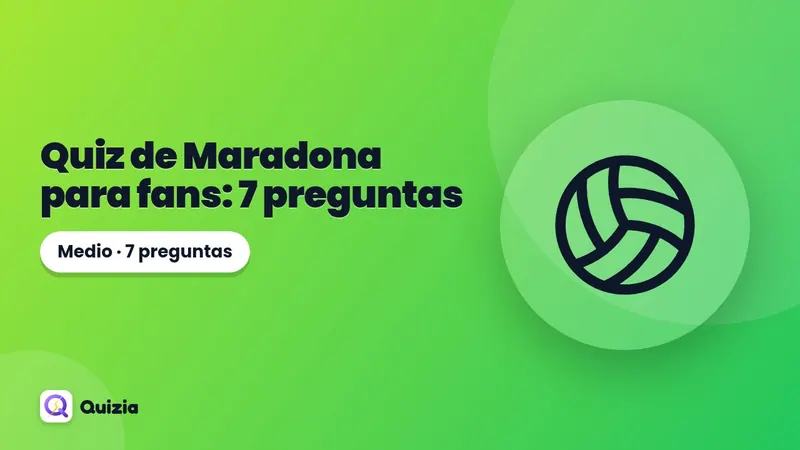 Quiz de Maradona para fans: 7 preguntas