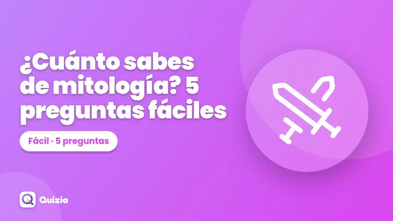 ¿Cuánto sabes de mitología? 5 preguntas fáciles