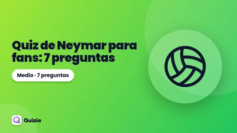 Quiz de Neymar para fans: 7 preguntas
