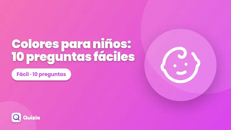 Colores para niños: 10 preguntas fáciles