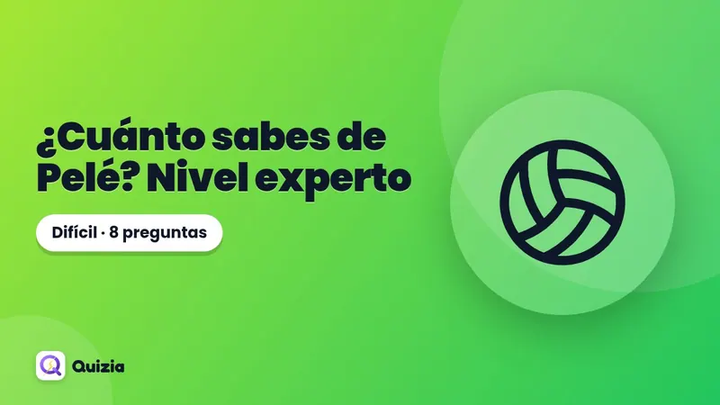 ¿Cuánto sabes de Pelé? Nivel experto 🔥