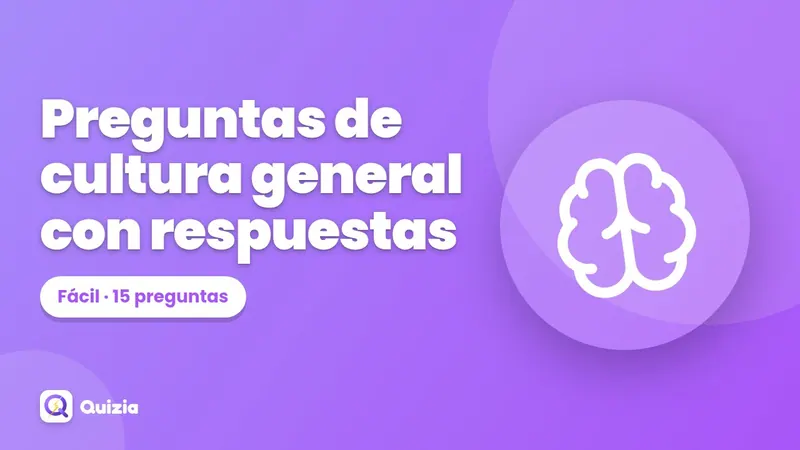 Preguntas de cultura general con respuestas