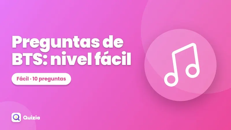 Preguntas de BTS: nivel fácil