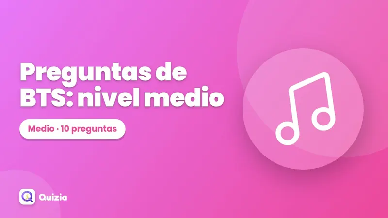 Preguntas de BTS: nivel medio