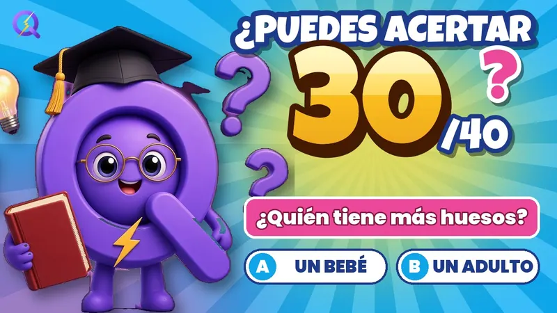 ¿Puedes acertar 30 de 40? Quiz de Cultura General con respuestas